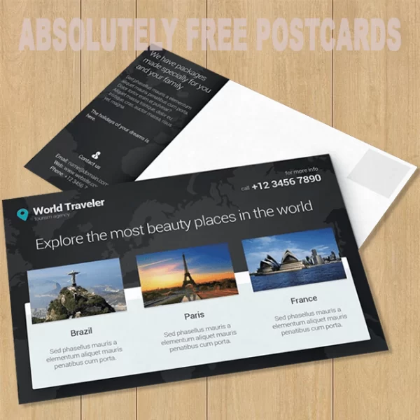 200 Free OverSized PostCards