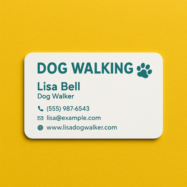 Custom Dog Walking Business Cards – Get 200 Free Today!