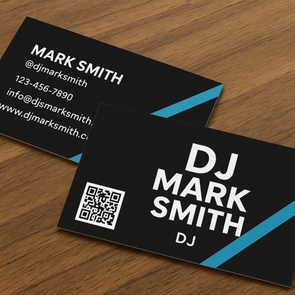 Free DJ Business Cards – 200 Custom Cards to Promote Your Gigs