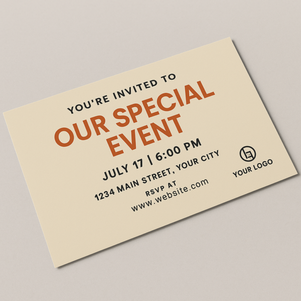 Free Event Invitation Postcards