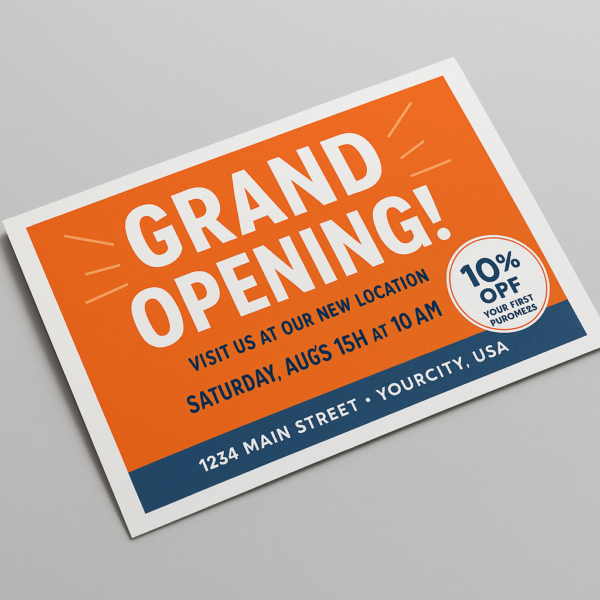 Grand Opening Postcards