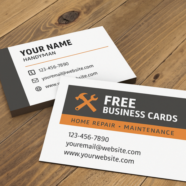 Free Business Cards for Handyman Services